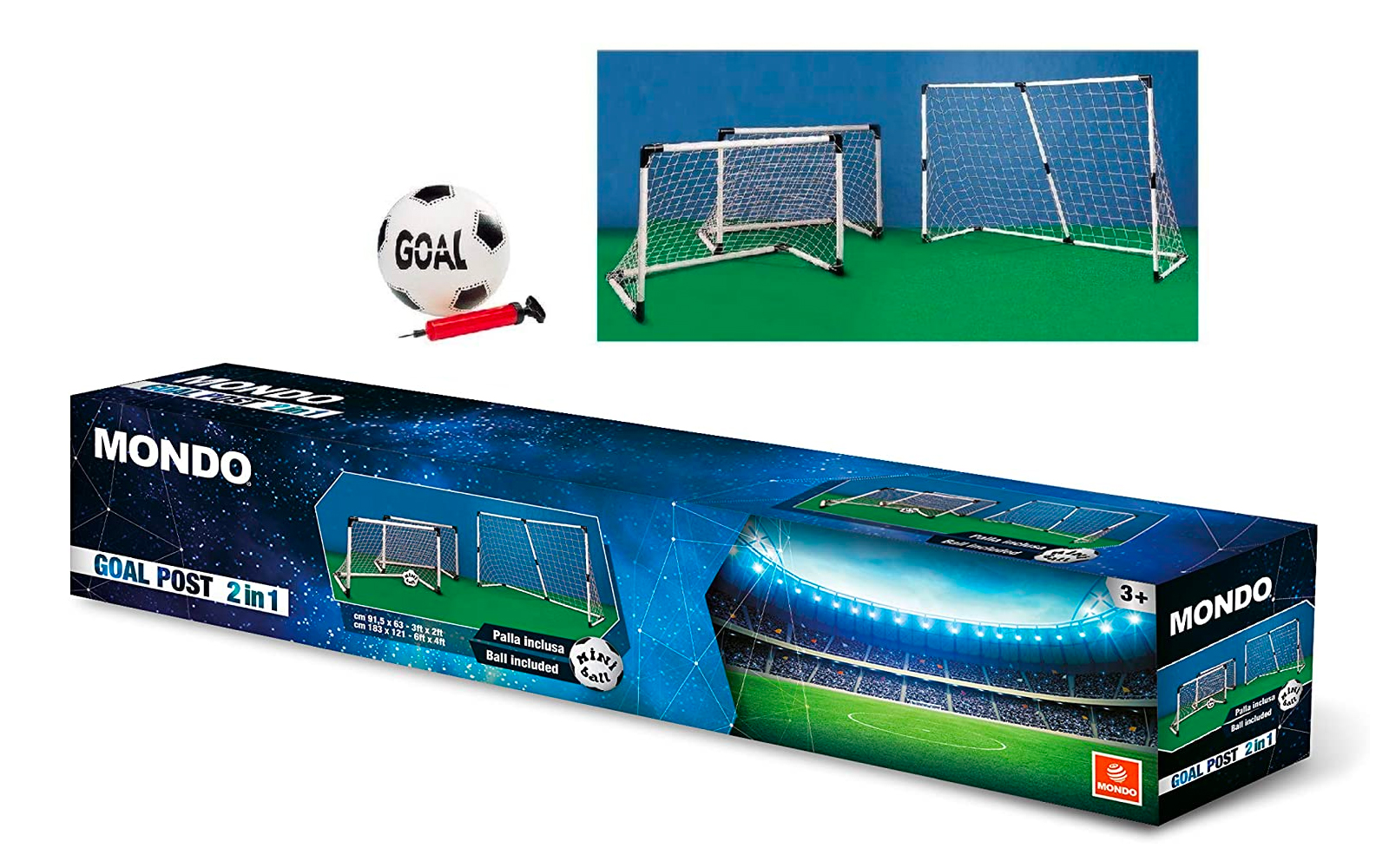 R420185.jpg Mondo mini gol-Damaged packaging - Image 1
