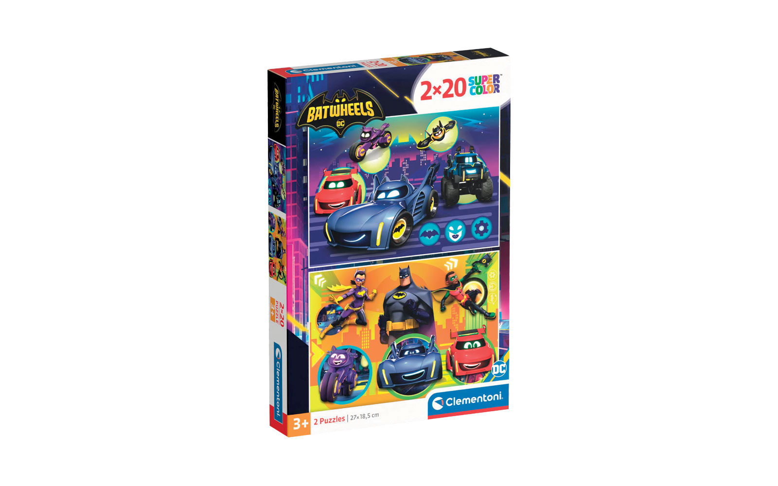 271042.jpg BatWheels- Clementoni jigsaw/puzzle, 2 x 20 pieces - Image 1